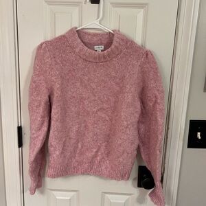 J. Crew Soft Pink Crew Neck Sweater